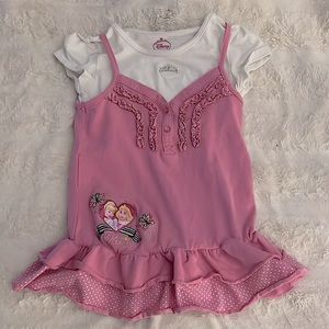 GIRLS PINK DISNEY PRINCESS DRESS